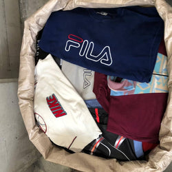 palettes de 150 kilos de vintage mixte avec marques inclus hiver été