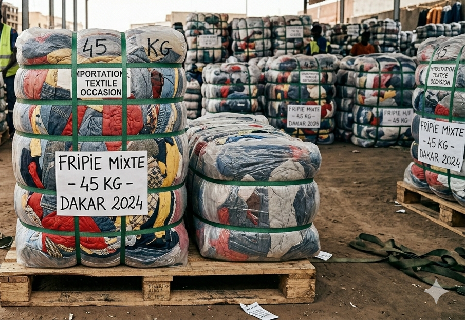 Mix tropical été balles 45kgs Friperie qualité 1