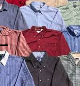 palettes de 150 kilos de vintage MARQUE chemise polo tee shirt