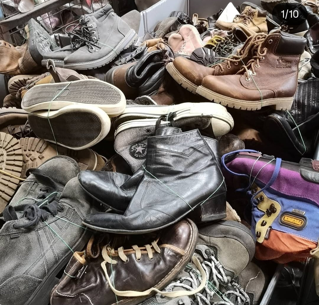 Palettes de chaussures mixtes femme homme enfants