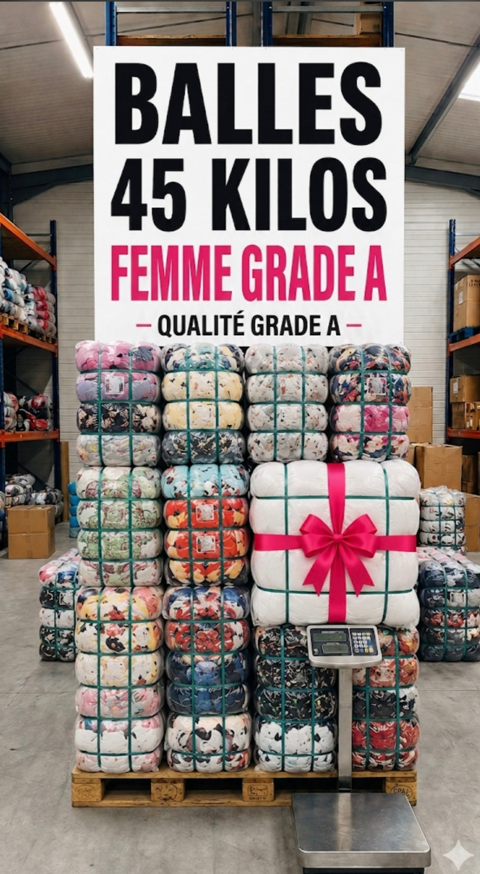 BALLES 45 KILOS FEMME HIVER QUALITE 1
