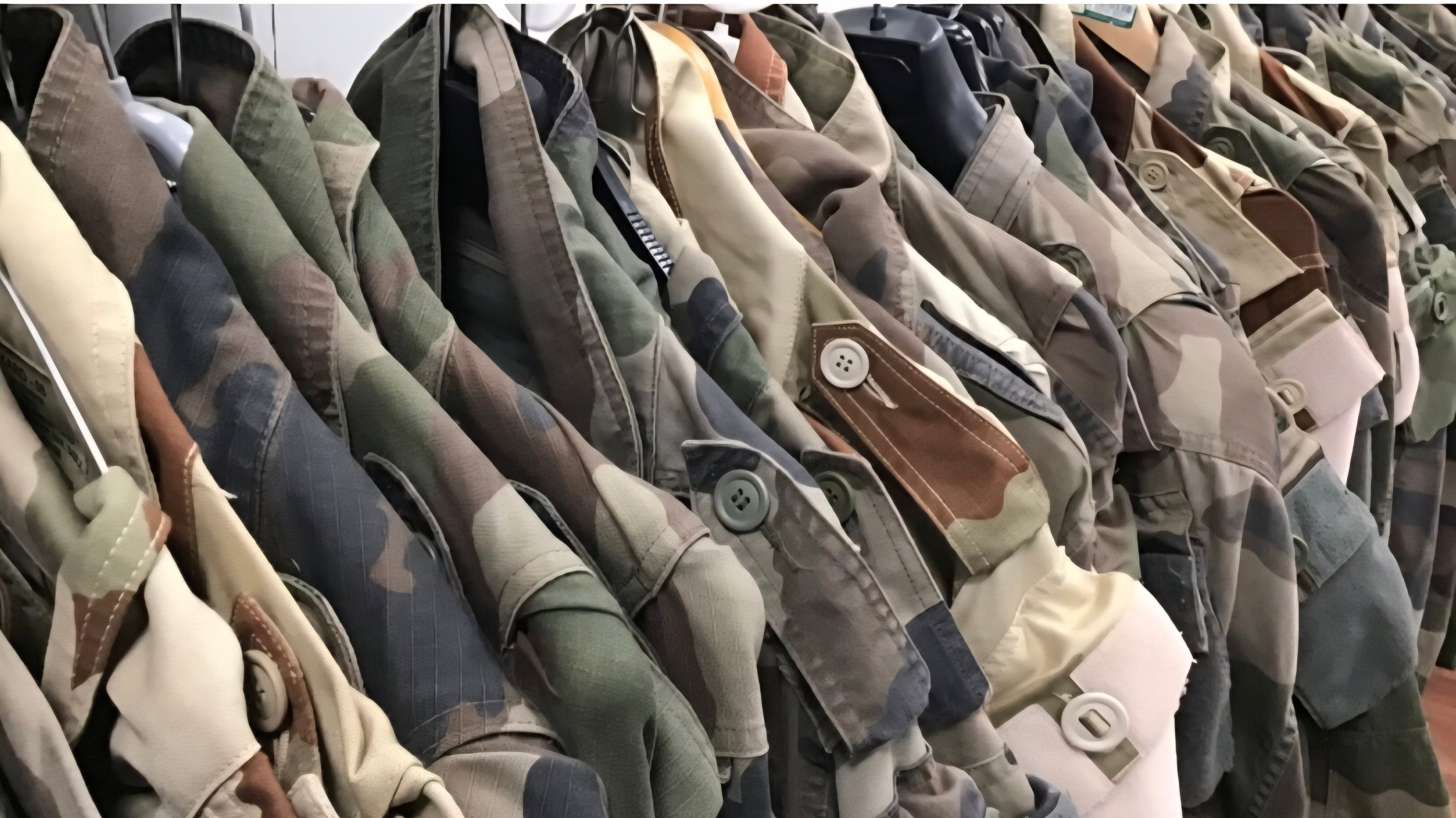 TEXTILES Armée friperie homme femme GRADE A-à PARTIR DE 50 KILOS